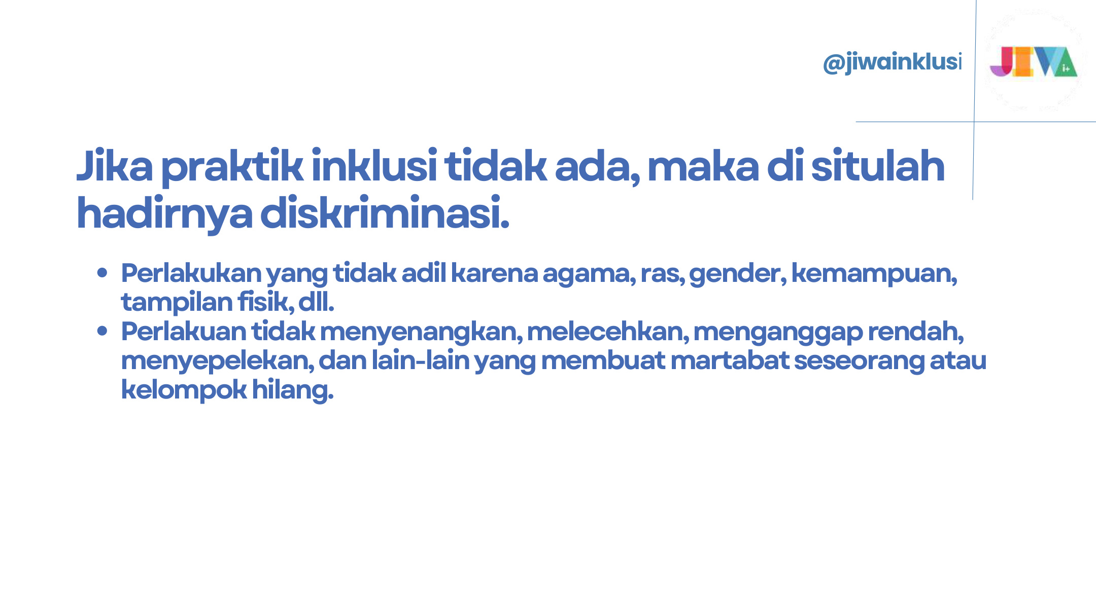 Slide 12 dari presentasi Diversity, Equity, and Inclusion (DEI): Dari Stigma ke Dukungan