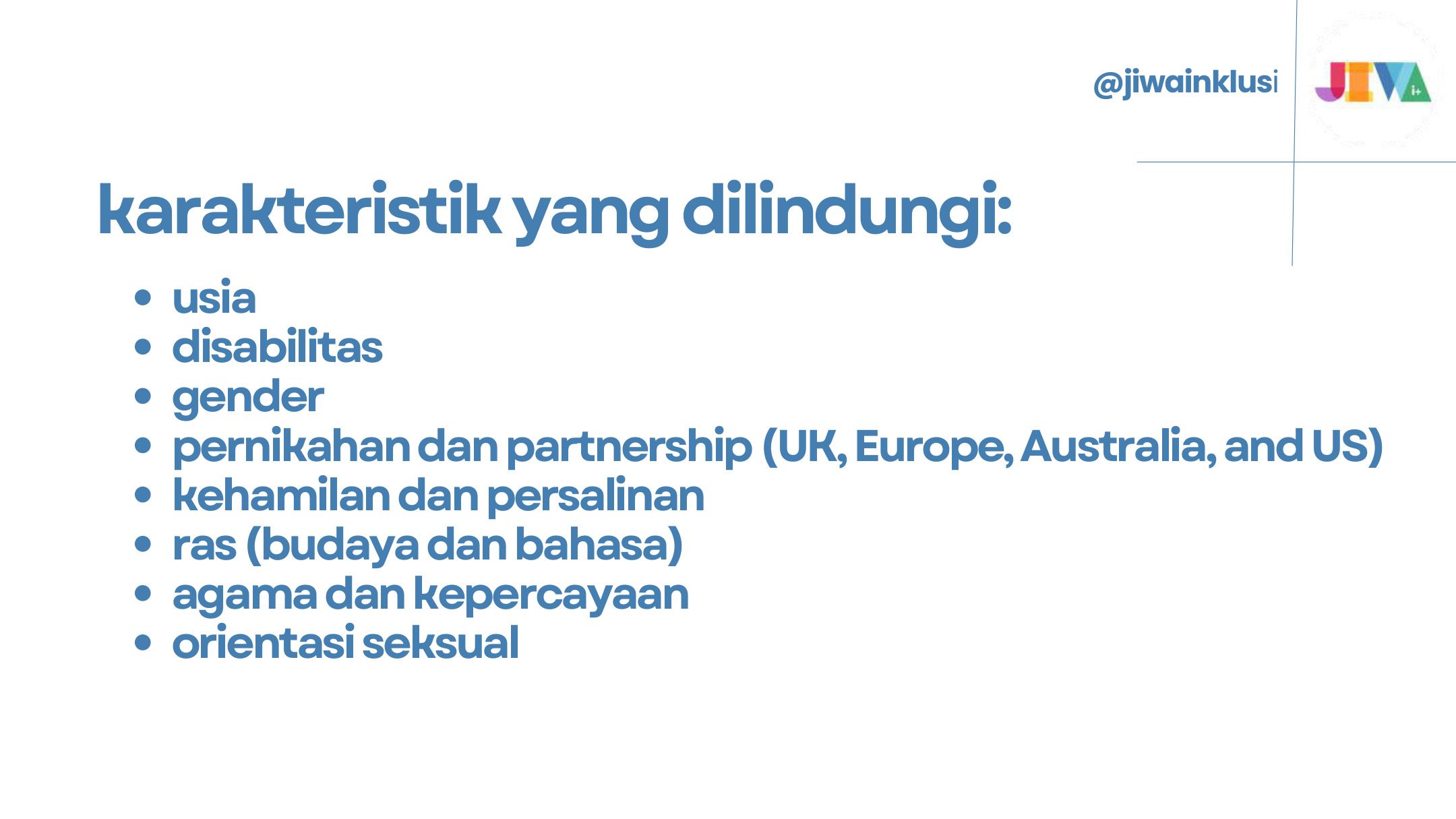Slide 14 dari presentasi Diversity, Equity, and Inclusion (DEI): Dari Stigma ke Dukungan